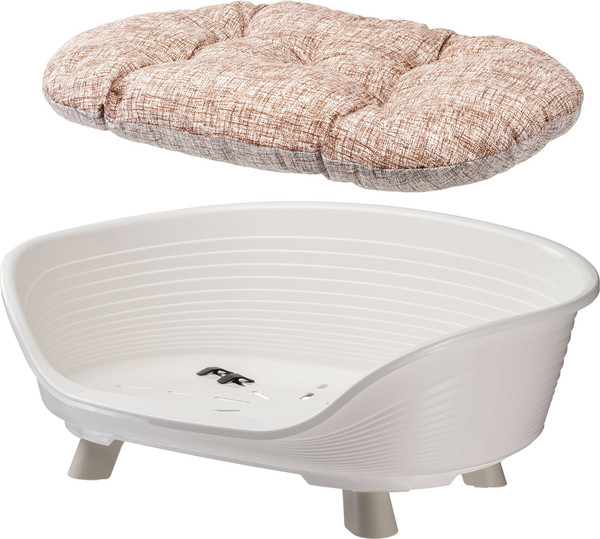 Изображение товара Лежанка для животных Ferplast Throne 6 / 70106011 (с подушкой, белый)