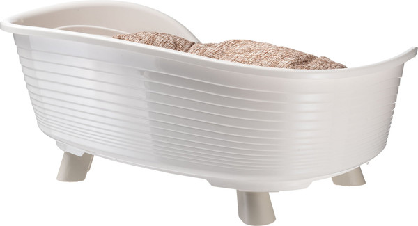 Изображение товара Лежанка для животных Ferplast Throne 6 / 70106011 (с подушкой, белый)