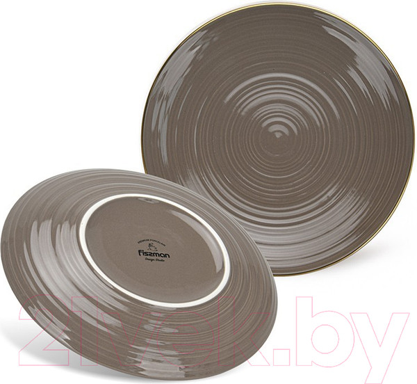 Изображение товара Набор тарелок Fissman Firmina 3701 (коричневый)
