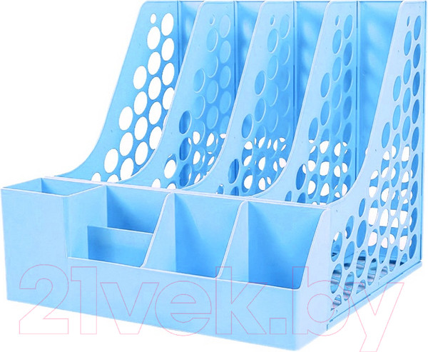 Изображение товара Органайзер настольный Hua Jie H60178 (голубой)