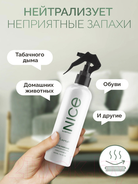 Изображение товара Спрей парфюмированный NICE by Septivit Formula 02 / 378 (300мл)