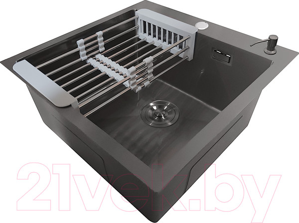 Изображение товара Мойка кухонная STELLAR Nano E5050GE (серый)