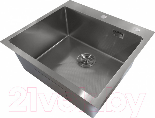Изображение товара Мойка кухонная STELLAR Nano Decor S5050GE-D (серый)