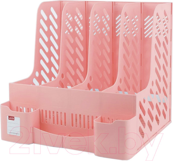 Изображение товара Органайзер настольный Hua Jie H60168 (розовый)