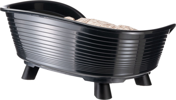 Изображение товара Лежанка для животных Ferplast Throne 4 / 70104017 (с подушкой, черный)