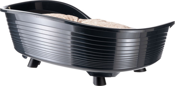 Изображение товара Лежанка для животных Ferplast Throne 8 / 70108017 (с подушкой, черный)