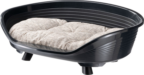 Изображение товара Лежанка для животных Ferplast Throne 8 / 70108017 (с подушкой, черный)