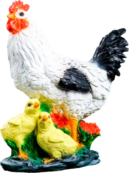Изображение товара Фигурка для сада Хорошие сувениры Курица с цыплятами / 1126900