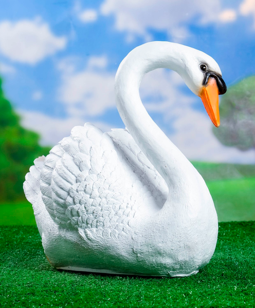 Изображение товара Фигурка для сада Хорошие сувениры Лебедь белый / 1126901
