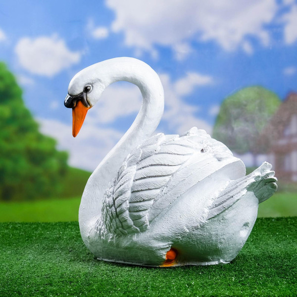 Изображение товара Фигурка для сада Хорошие сувениры Лебедь белый / 1126901