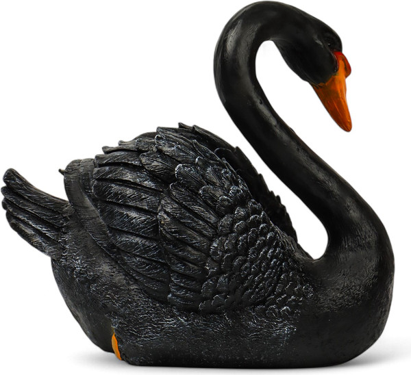 Изображение товара Фигурка для сада Хорошие сувениры Лебедь / 7728756 (черный)