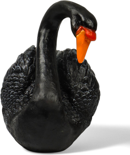 Изображение товара Фигурка для сада Хорошие сувениры Лебедь / 7728756 (черный)