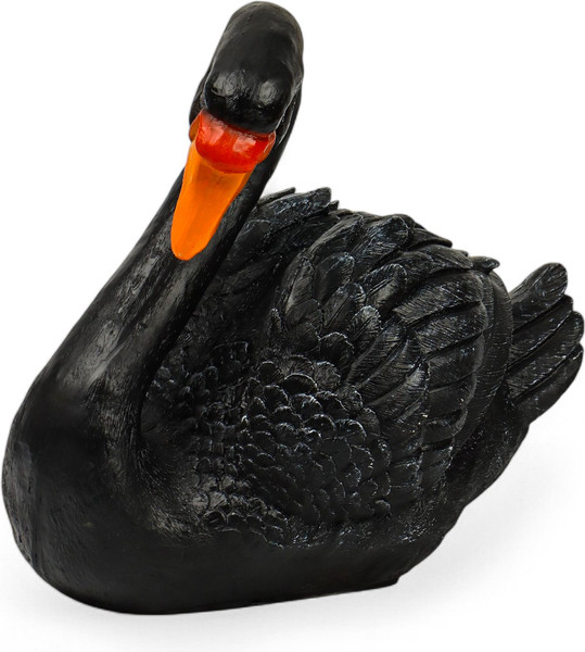 Изображение товара Фигурка для сада Хорошие сувениры Лебедь / 7728756 (черный)