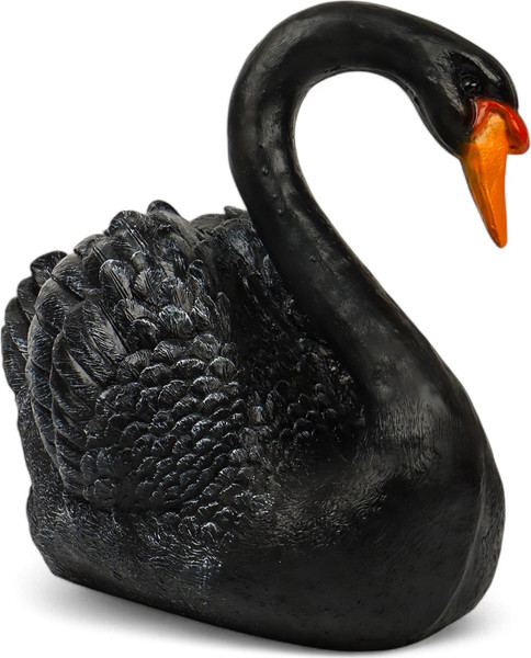 Изображение товара Фигурка для сада Хорошие сувениры Лебедь / 7728756 (черный)