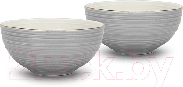 Изображение товара Набор салатников Fissman Firmina 3684 (серый)