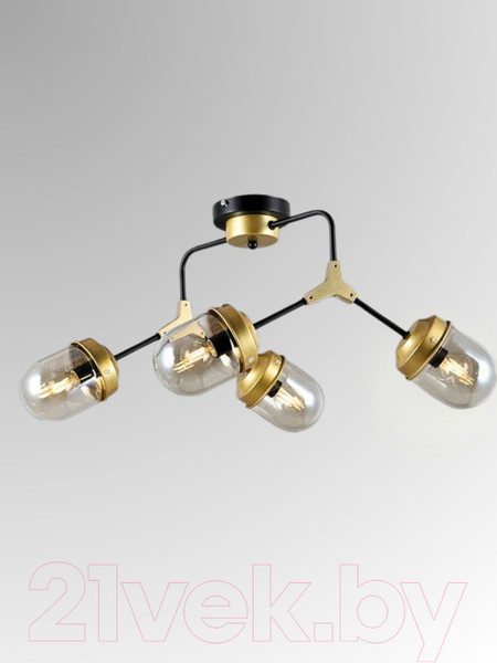 Изображение товара Люстра Aitin-Pro НПБ 02-4х40-102 / STD15342/4 (золото/черный)