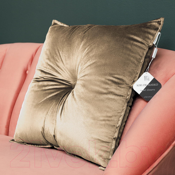 Изображение товара Подушка декоративная Sofi de Marko Вивиан 55x55 / Под-Вв-55x55беж (бежевый)