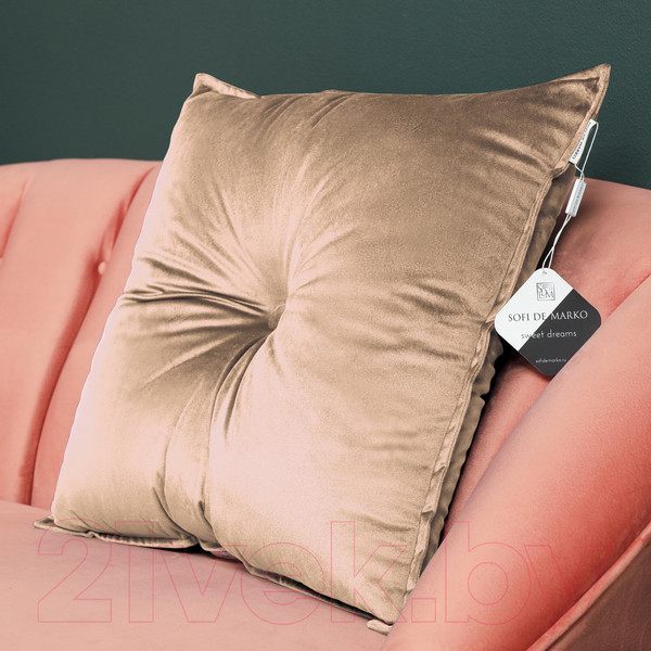 Изображение товара Подушка декоративная Sofi de Marko Вивиан 55x55 / Под-Вв-55x55кр (кремовый)