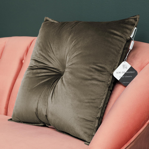 Изображение товара Подушка декоративная Sofi de Marko Вивиан 55x55 / Под-Вв-55x55мк (мокко)