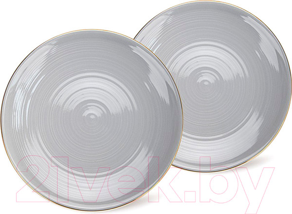 Изображение товара Набор тарелок Fissman Firmina 3685 (серый)