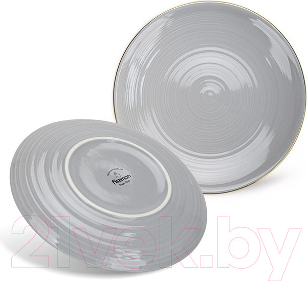 Изображение товара Набор тарелок Fissman Firmina 3685 (серый)