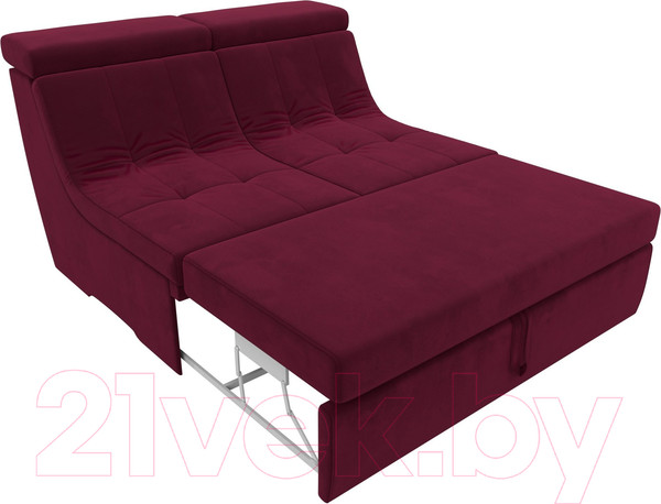 Изображение товара Диван Лига Диванов Холидей Люкс модульный 234 / 112631 (микровельвет бордовый)
