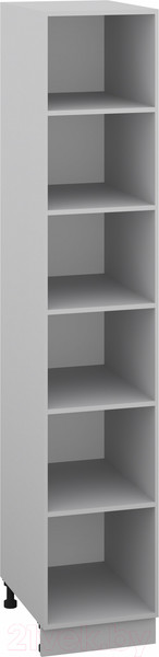 Изображение товара Шкаф-пенал кухонный Кортекс-мебель Корнелия Лира НШП40 (антрацит)