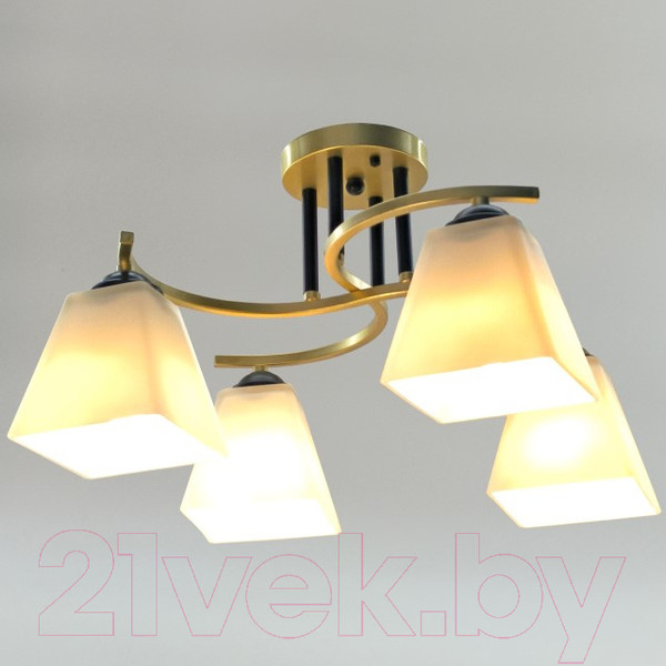Изображение товара Люстра Aitin-Pro НПБ 02-4x60-101 / N5456/4 (золото/черный)