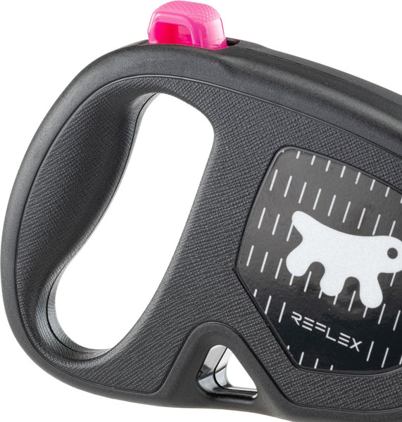 Изображение товара Поводок-рулетка Ferplast Flippy One Reflex S / 75095219 (лента, фуксия)