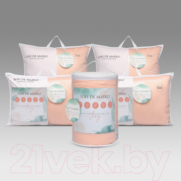 Изображение товара Одеяло Sofi de Marko Joy 195x215 / Од-Дж-пер-195x215 (персик)