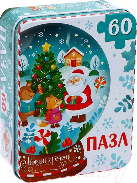 Изображение товара Пазл Puzzle Time Лесные друзья / 7663049 (60эл)