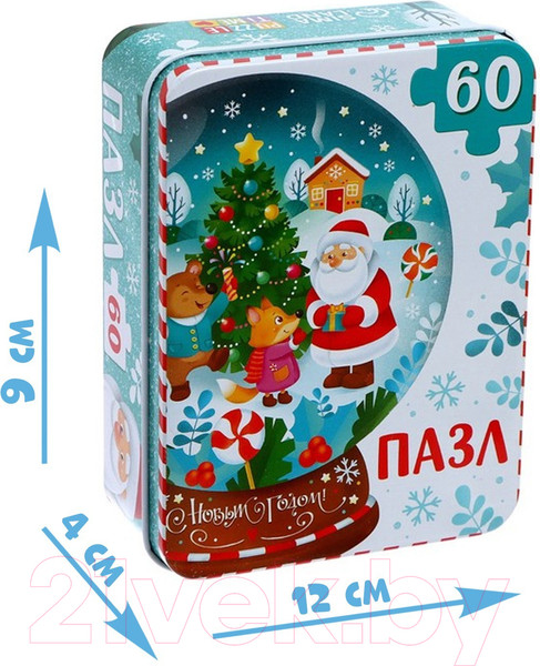 Изображение товара Пазл Puzzle Time Лесные друзья / 7663049 (60эл)