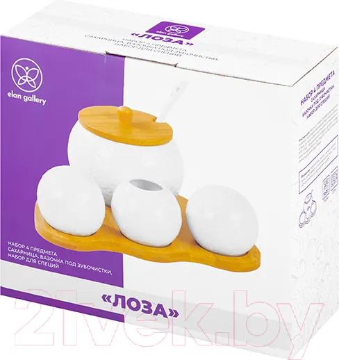 Изображение товара Набор для специй столовый Elan Gallery Лоза / 950257 