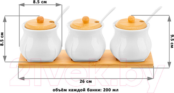 Изображение товара Набор для специй Elan Gallery Тюльпан / 950327 