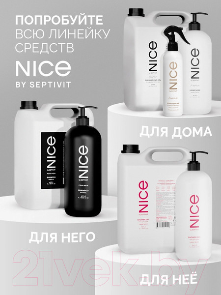 Изображение товара Спрей парфюмированный NICE by Septivit Formula 01 / 377 (300мл)