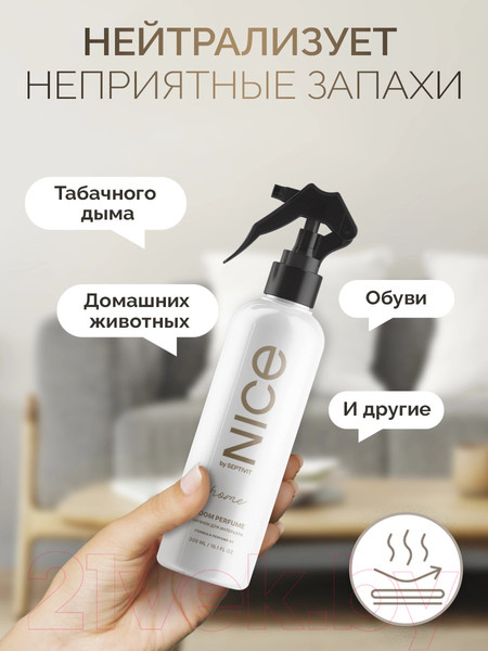 Изображение товара Спрей парфюмированный NICE by Septivit Formula 01 / 377 (300мл)
