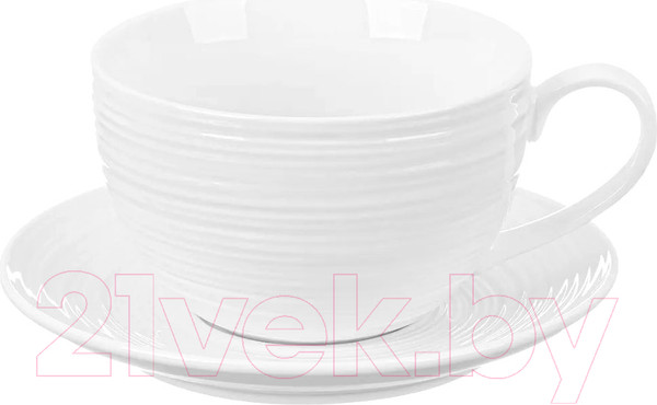Изображение товара Чашка с блюдцем Elan Gallery Шелк / 950300