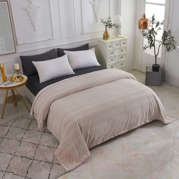 Изображение товара Покрывало Sofi de Marko Флоренс 220x240 / Пл-Фкф-220x240 (кофе)