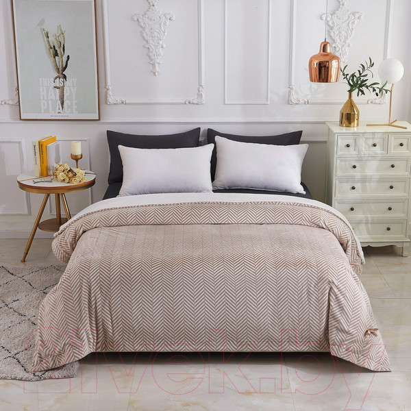 Изображение товара Покрывало Sofi de Marko Флоренс 220x240 / Пл-Фкф-220x240 (кофе)