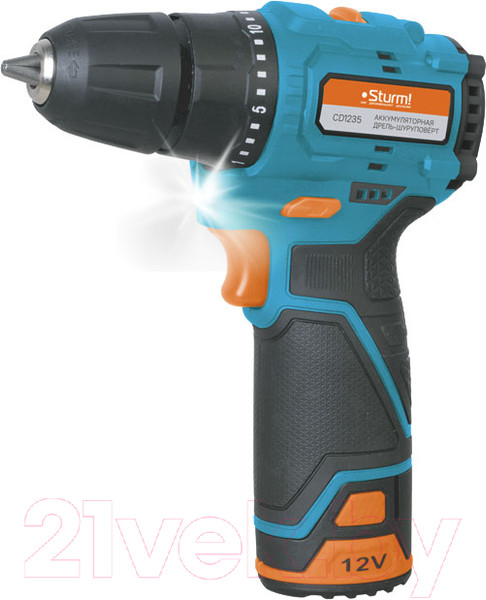 Изображение товара Аккумуляторная дрель-шуруповерт Sturm! CD1235