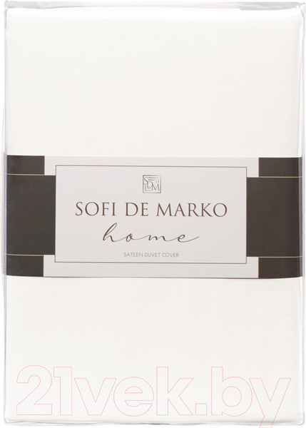 Изображение товара Пододеяльник Sofi de Marko Мармис 160x220 / Под-мс-160х220бел (белый)