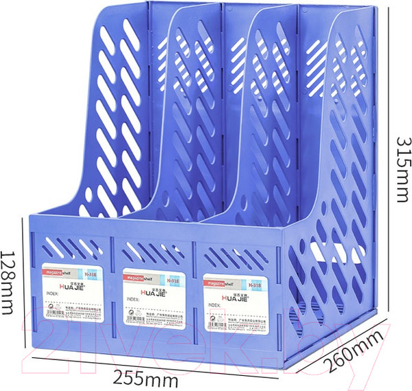 Изображение товара Лоток для бумаг Hua Jie H318 (синий)