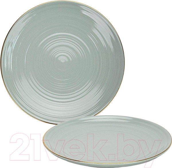 Изображение товара Набор тарелок Fissman Firmina 3690 (зеленый)