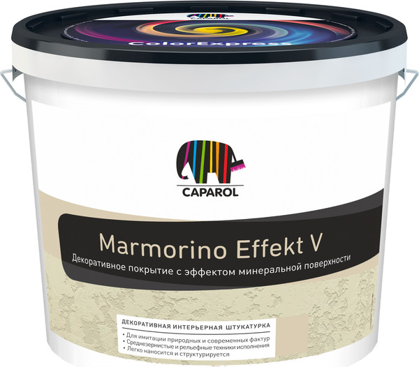 Изображение товара Штукатурка готовая декоративная Caparol Marmorino Effekt V (14кг)