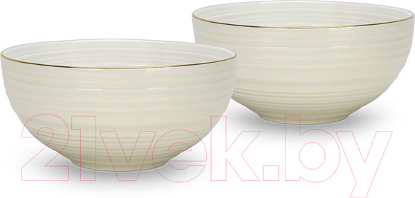 Изображение товара Набор салатников Fissman Firmina 3694 (бежевый)