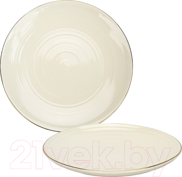 Изображение товара Набор тарелок Fissman Firmina 3695 (бежевый)