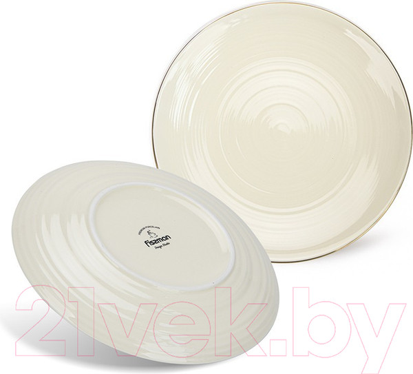 Изображение товара Набор тарелок Fissman Firmina 3696 (бежевый)