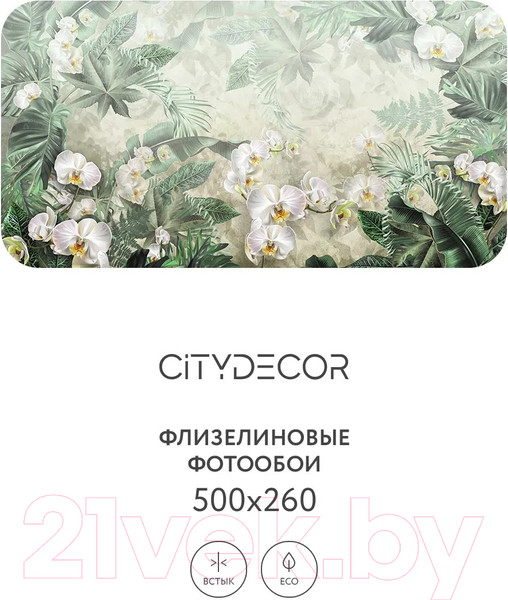 Изображение товара Фотообои листовые Citydecor Знойные тропики 11 (500x260см)