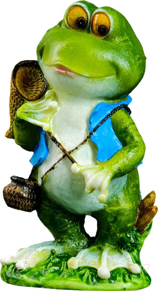 Изображение товара Фигурка для сада Хорошие сувениры Лягушка путешественница / 7640142