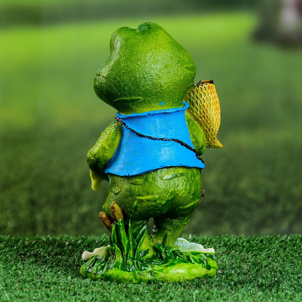 Изображение товара Фигурка для сада Хорошие сувениры Лягушка путешественница / 7640142